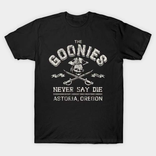 The Goonies Vintage circa 1985 T-Shirt by Alema Art